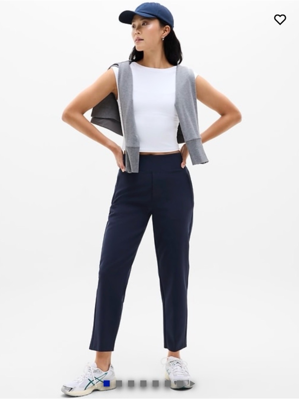 Athleta Endless High Rise Pant in Navy